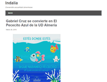 Tablet Screenshot of indalia.es